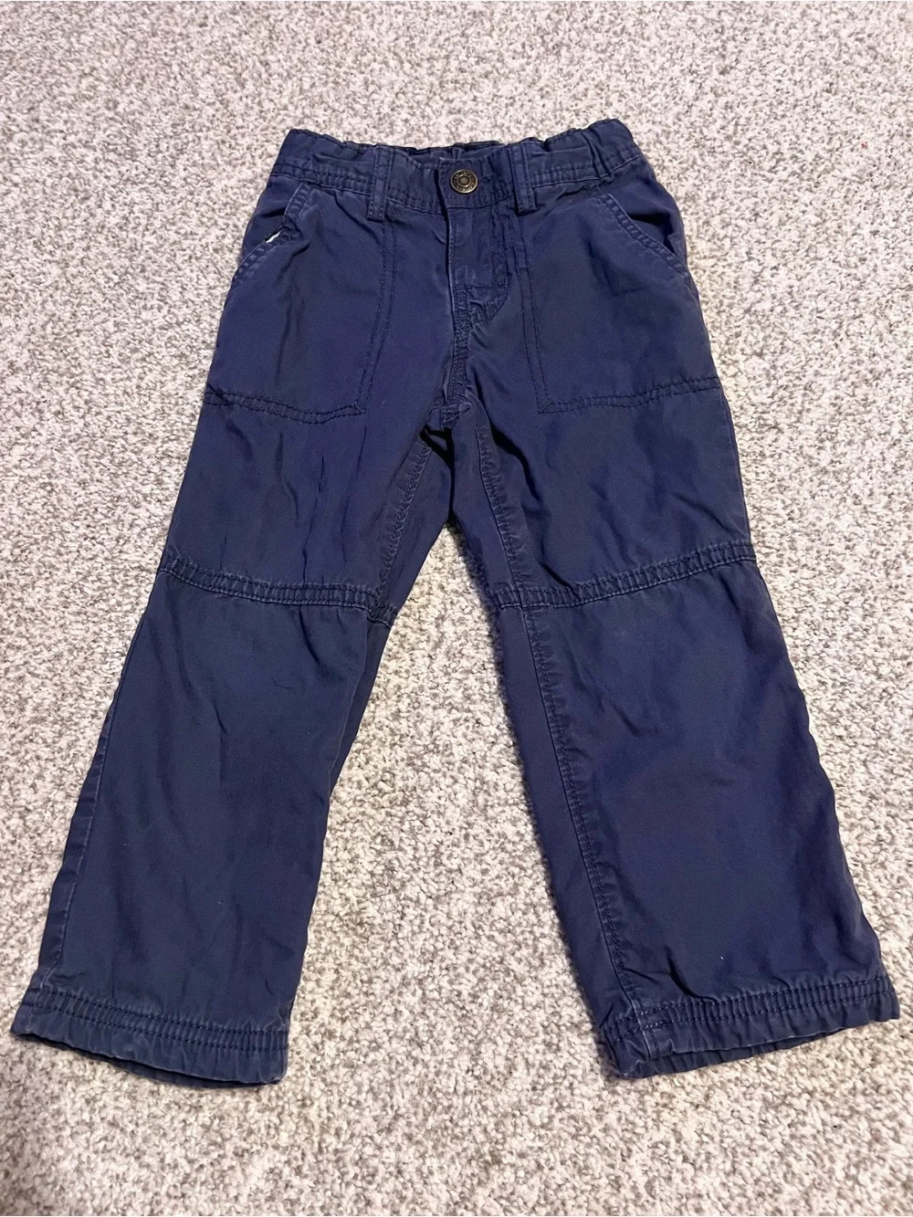 Carter's Navy Elastic-Waist Casual Pants